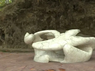 Bones Low-poly 3D model