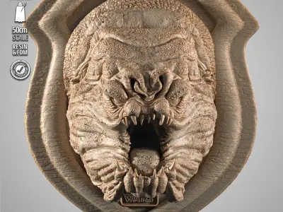 STAR WARS Rancor Wall 3D print model