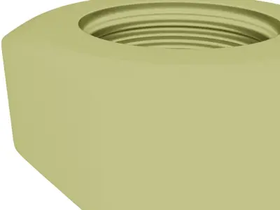 Hex Nut 3D model