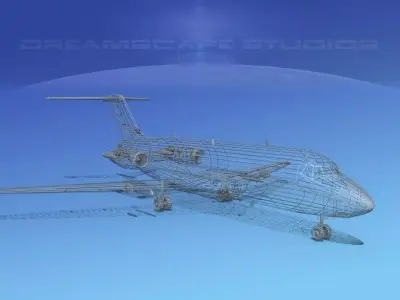 Douglas DC-9-20 Sonorra Air Charter 3D model