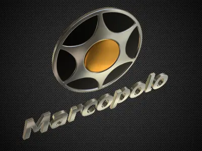 marcopolo logo 3D model