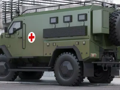 APC Varta Ambulance  3D model