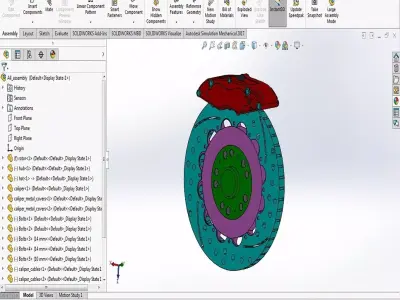 Wilwood Disc Brake Kit 140-15305-DR High Poly 3D model