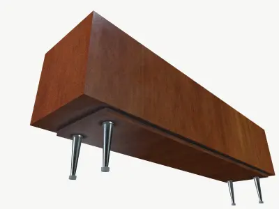 Low TV Sidebord 3D model