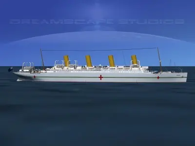 HMHS Britannic 3D model
