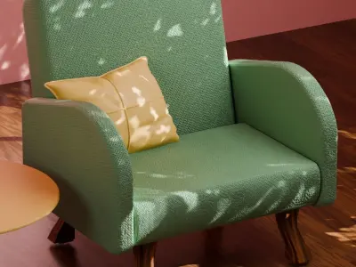 solpha sofa Free 3D model