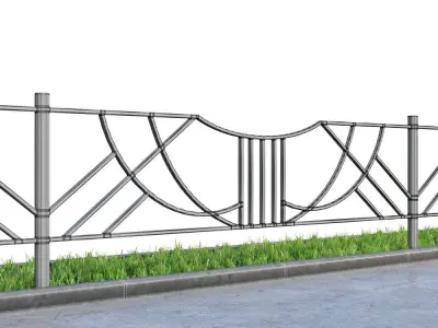 Lawn fences Part 2 3D model