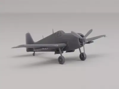 F6F-Hellcat 3D print model