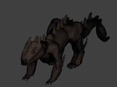 DRAGON 01 Low-poly 3D model