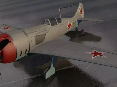 Lavochkin La-11 3D model
