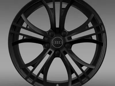 Audi R8 V10 plus 2013 rim 3D model
