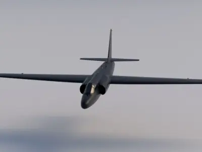 U2 Airplane 3D model