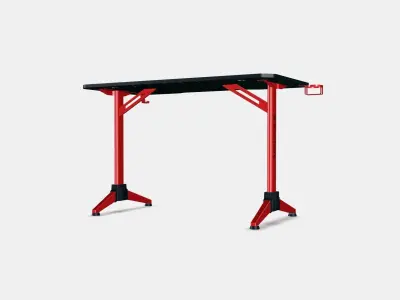 Rapture TEMPLE 200 piros Low-poly 3D model