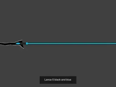 Lance pack black and blue