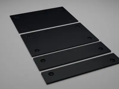 F16 Growth Panels Covers 3D model