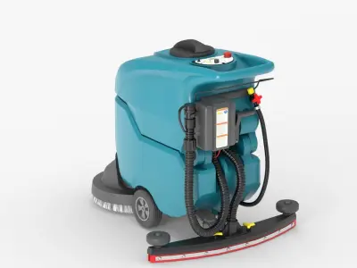 Floor Scrubber Machine 3D model