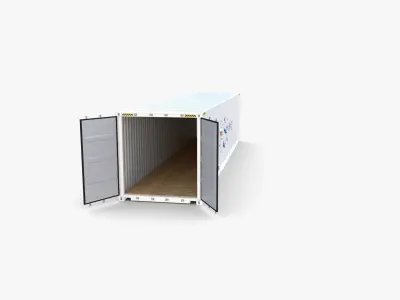 40ft Shipping Container Safmarine v1 3D model