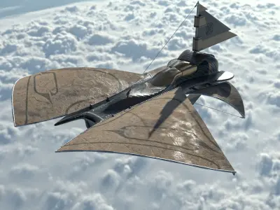 sci fi -spaceship 3D model