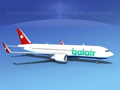 Boeing 767-300 Balair 3D model