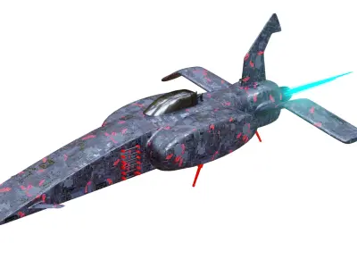 Sci Fi Spaceship 3D model