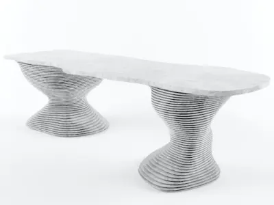 office Desk Free 3D model purchase