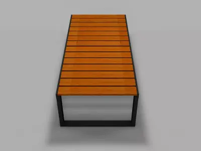 Outdoor Dining Table 3D model
