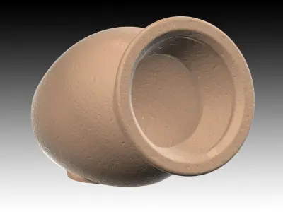 Aquarium-ornaments Octopus-pot -No mark- Free 3D print model