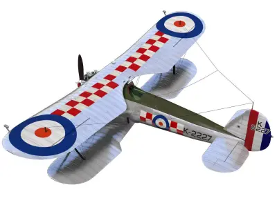 Bristol Bulldog Mk-IIa 3D model