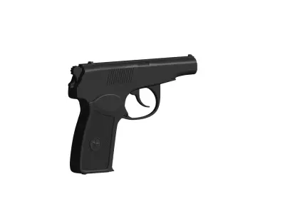 Makarov pistol 3D model