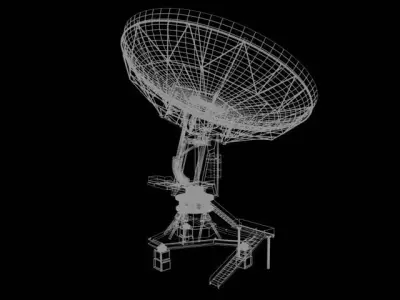Antena satellite dish 3D model