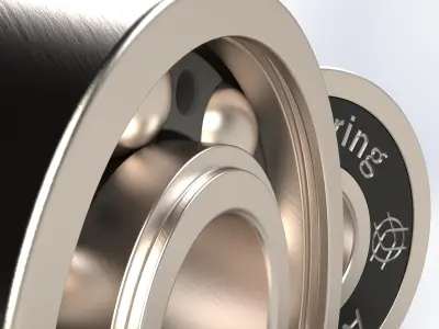 Bearing 608 3D model