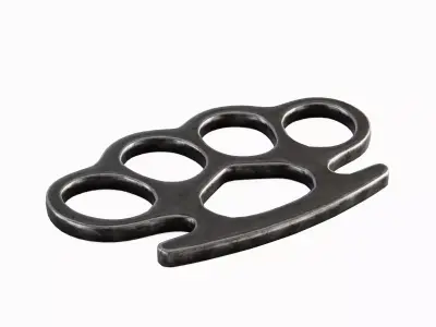 Knuckles 05 Low-poly 3D model