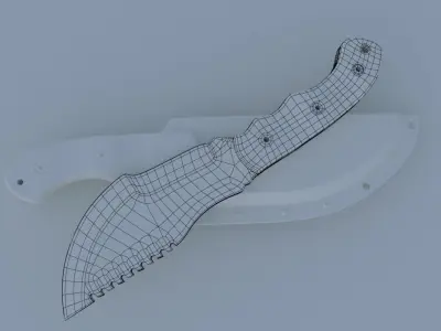 Tracking Knife Free 3D model