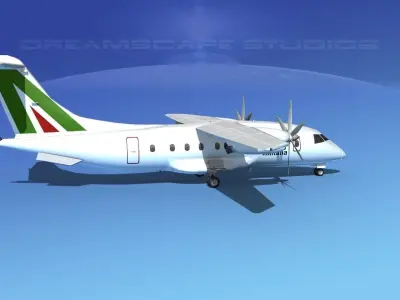 Dornier Do-328-130 Alitalia 3D model
