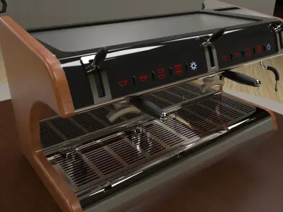 Commercial Espresso maker 3D model