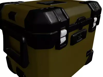 Rugged Tactical Storage Box 3D model
