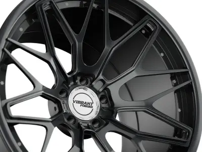 Vibrant Forged Rims 3D model