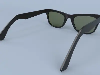 Ray Ban New Wayfarer sunglasses 3D model