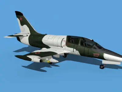 Aero Vodochody L-39C Albatross Russia 2 3D model