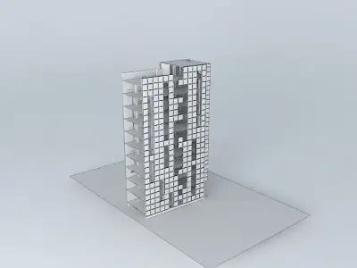 shopping center fani type a 3D model