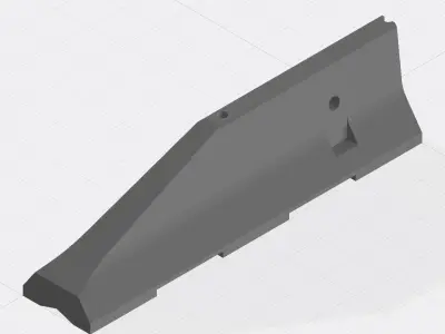 Force Protection HESCO bastion barrier T-Wall K-Rail 3D print model