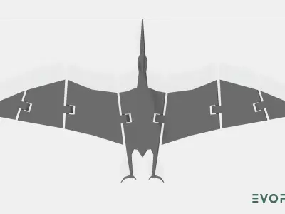 Articulated Pteranodon Free 3D print model