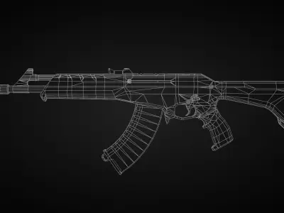 AK-Venom Phantom Low-poly 3D model