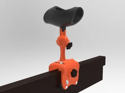 Fishing Rod Holder version 30 Free 3D model