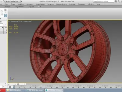 Lada Niva Urban Rim Low-poly 3D model