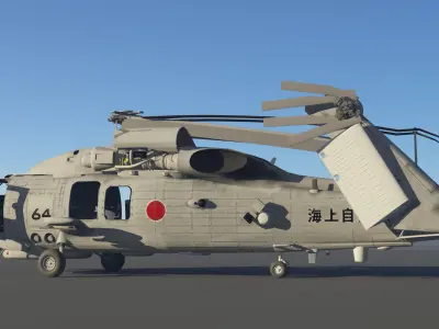 JMSDF SH-60K NEW Modeling 3D model