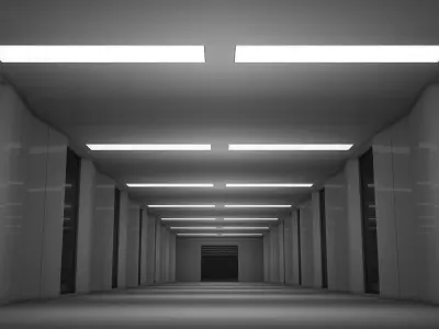 Sci Fi Interior 3D model 89