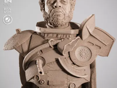 STAR WARS Saw Gerrera Portrait Bust 3D print model purchase