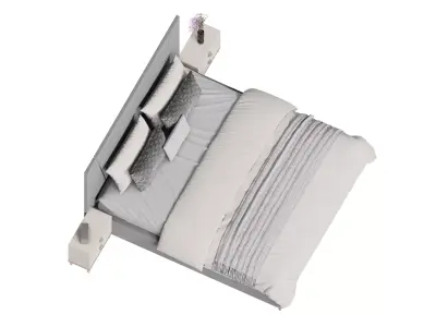 Bed 29 Free low-poly 3D model