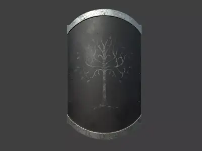 Gondor Shield - The Lord of the Rings 3D model